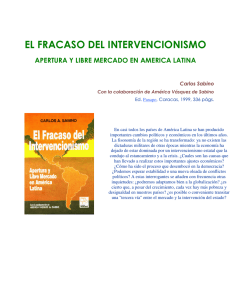 el fracaso del intervencionismo - Universidad Francisco Marroquín