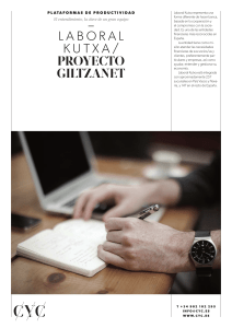 LABORAL KUTXA/ PROYECTO GILTZANET