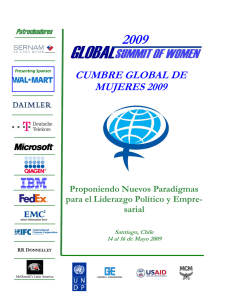 cumbre global de mujeres 2009