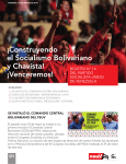 ¡Construyendo el Socialismo Bolivariano y Chavista! ¡Venceremos!