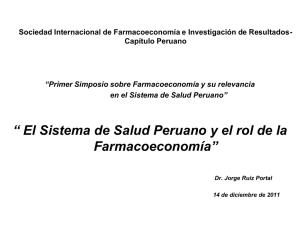 El sistema de Salud Peruano