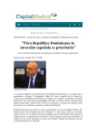 "Para República Dominicana la inversión española es prioritaria”