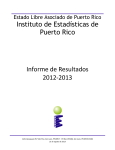 Año fiscal 2012-2013 - Instituto de Estadísticas de Puerto Rico