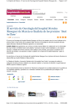 El servicio de Oncología del hospital Morales Meseguer de Murcia