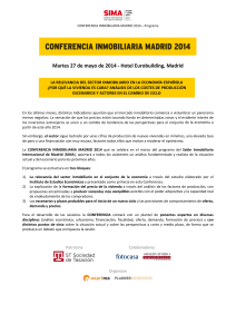 Martes 27 de mayo de 2014 - Hotel Eurobuilding, Madrid