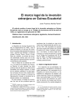 El marco legal de la inversión extranjera en Guinea Ecuatorial