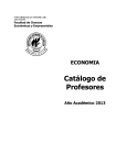 Catalogo de Profesores Economía