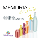 Memoria 2013 Bebidas Refrescantes
