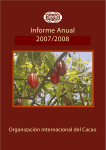 Informe Anual 2007/2008 - The International Cocoa Organization