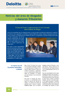 Noticias del área de Abogados y Asesores Tributarios