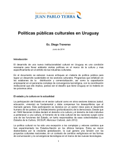 Políticas públicas culturales en Uruguay