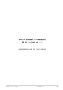 Consejo Europeo - Copenhague, 21 y 22 de junio de 1993