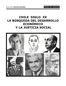 CHILE SIGLO XX LA BÚSQUEDA DEL DESARROLLO
