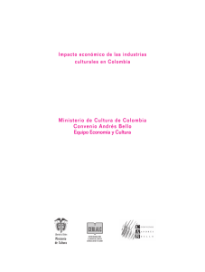 Impacto económico de las industrias culturales en Colombia