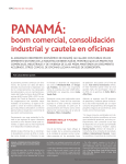 PANAMÁ: boom comercial, consolidación industrial y cautela en