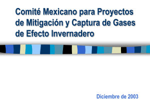 Comit&eacute; Mexicano para la Mitigaci&oacute;n y Captura de Gases de Efecto