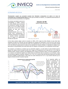 Economía recesiva