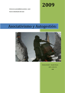 Asociativismo y Autogestión