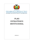 plan estratégico institucional - Ministerio de Desarrollo Productivo y