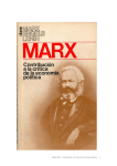 Carlos Marx, Contribución a la crítica de la economía política 1
