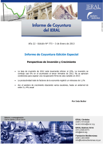 Informe de Coyuntura Edición Especial