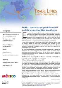 México consolida su posición como un líder en complejidad