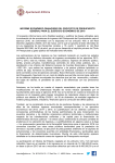 INFORME ECONÓMICO-FINANCIERO DEL PROYECTO DE