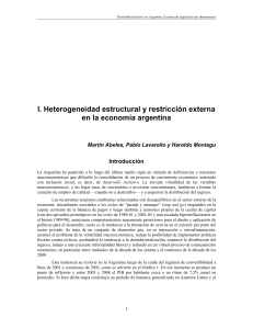 Abeles, M. Lavarello P. Montagu H. (2012) “Heterogeneidad