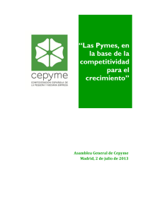 Las Pymes, en la base de la competitividad para el
