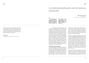 La internacionalización de los bancos españoles