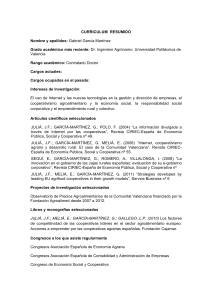 CURRICULUM Gabriel Garcia Martinez