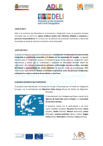 ¿QUÉ ES DELI? - Agencia de Desarrollo Local y Empleo