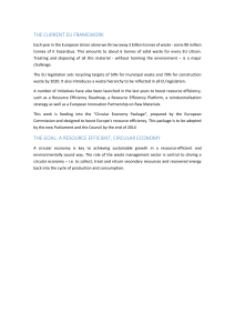the current eu framework the goal: a resource efficient, circular