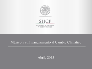 4. México y el Financiamiento al Cambio Climático