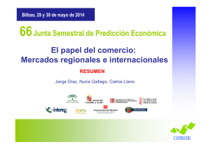 El papel del comercio: Mercados regionales e internacionales