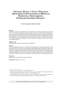antioquia, boyac&aacute; y choc&oacute;: principales departamentos exportadores