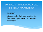 UNIDAD I. IMPORTANCIA DEL SISTEMA FINANCIERO