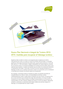 Nuevo Plan Nacional e Integral de Turismo 2012