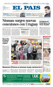 Nisman: surgen nuevas conexiones con Uruguay