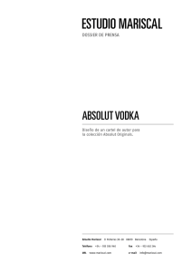 absolut vodka - Estudio Mariscal