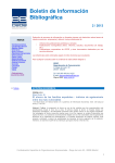 Boletín de Información Bibliográfica - 2/2013