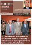 La Confederación de Empresarios de Castellón muestra su apoyo y