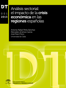 Análisis sectorial: el impacto de la crisis económica en las regiones
