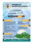 1er Congreso Internacional de Economía Ambiental