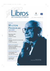 milton friedman - Libros de Economía y Empresa