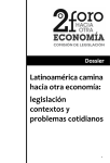 Latinoamérica camina hacia otra economía: legislación
