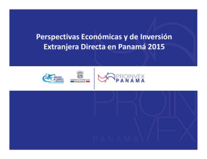 Perspectivas Económicas y de Inversión Extranjera Directa en