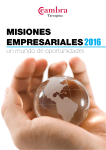 misiones empresariales2016 - Cambra de Comerç de Tarragona