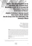 Analysis of individuals` behaviour towards fiscal evasion. Results