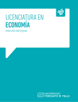 LICENCIATURA EN ECONOMÍA - Universidad Torcuato Di Tella